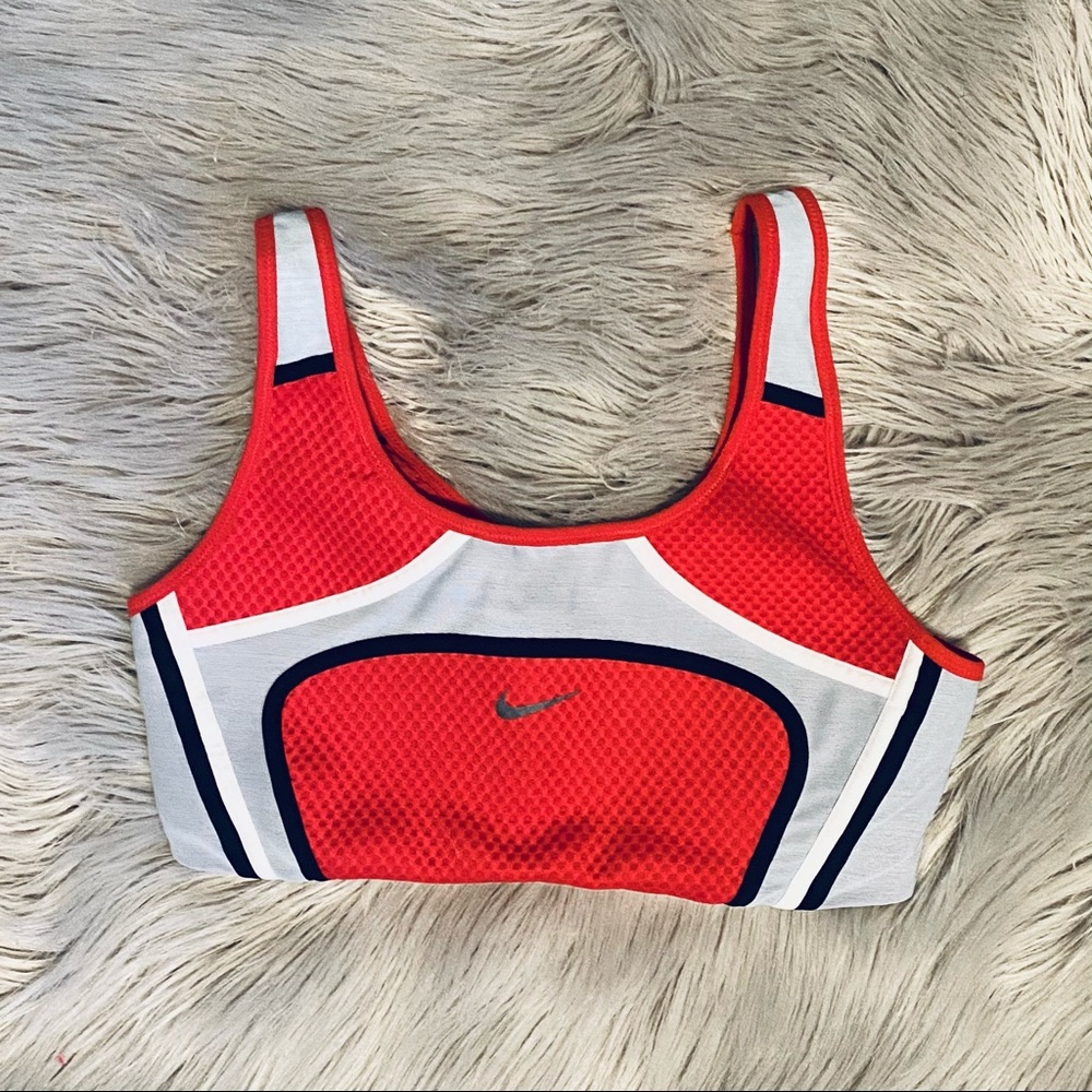 Nike Red Dri-Fit Sports Bra Medium
